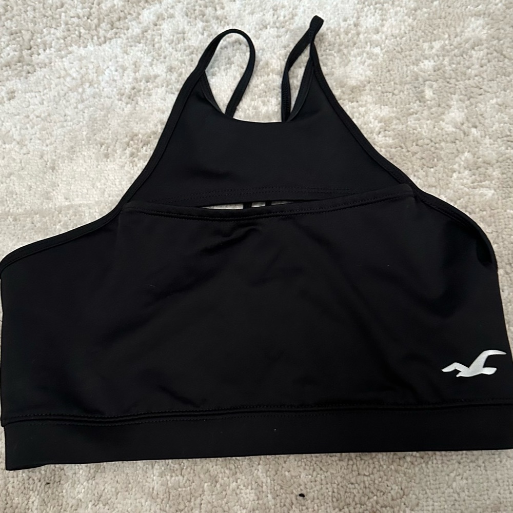 Black Hollister sports bra
